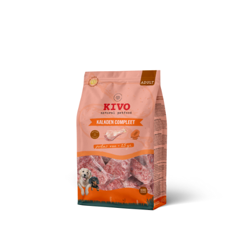 Kivo porties Kalkoen Compleet 40x25g productfoto
