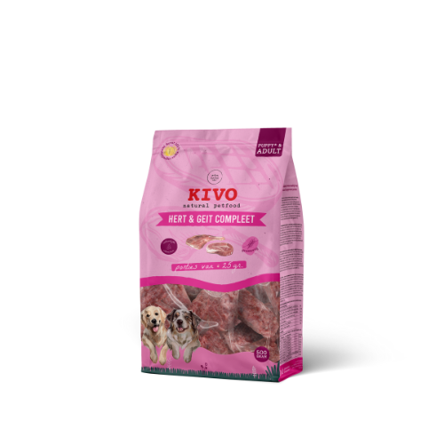 Kivo porties Hert & Geit Compleet 40x25g productfoto