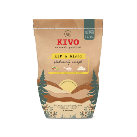 Kip & Rijst geperst 14kg productfoto